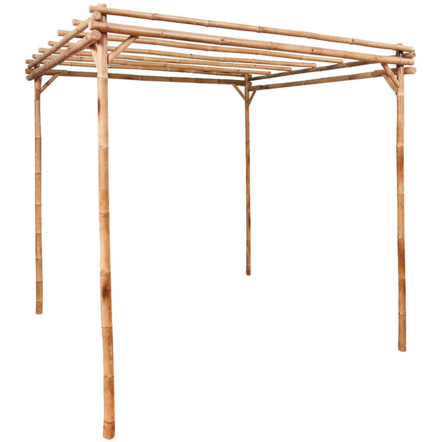 Pergola en Bambou Naturel 170x170 cm — Support Grimpantes
